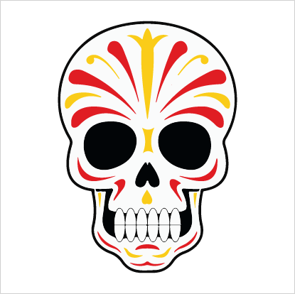 Color skull